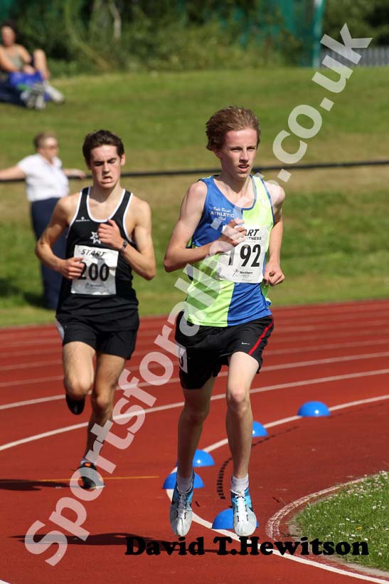 Elliot Bowker, under-17 3000 metres, Northern under-15/17/20s.